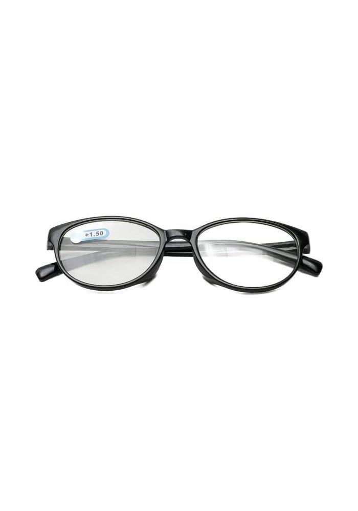 Daiso Black Reading Glasses +1.50 with Blue Light Reduction - Image 1